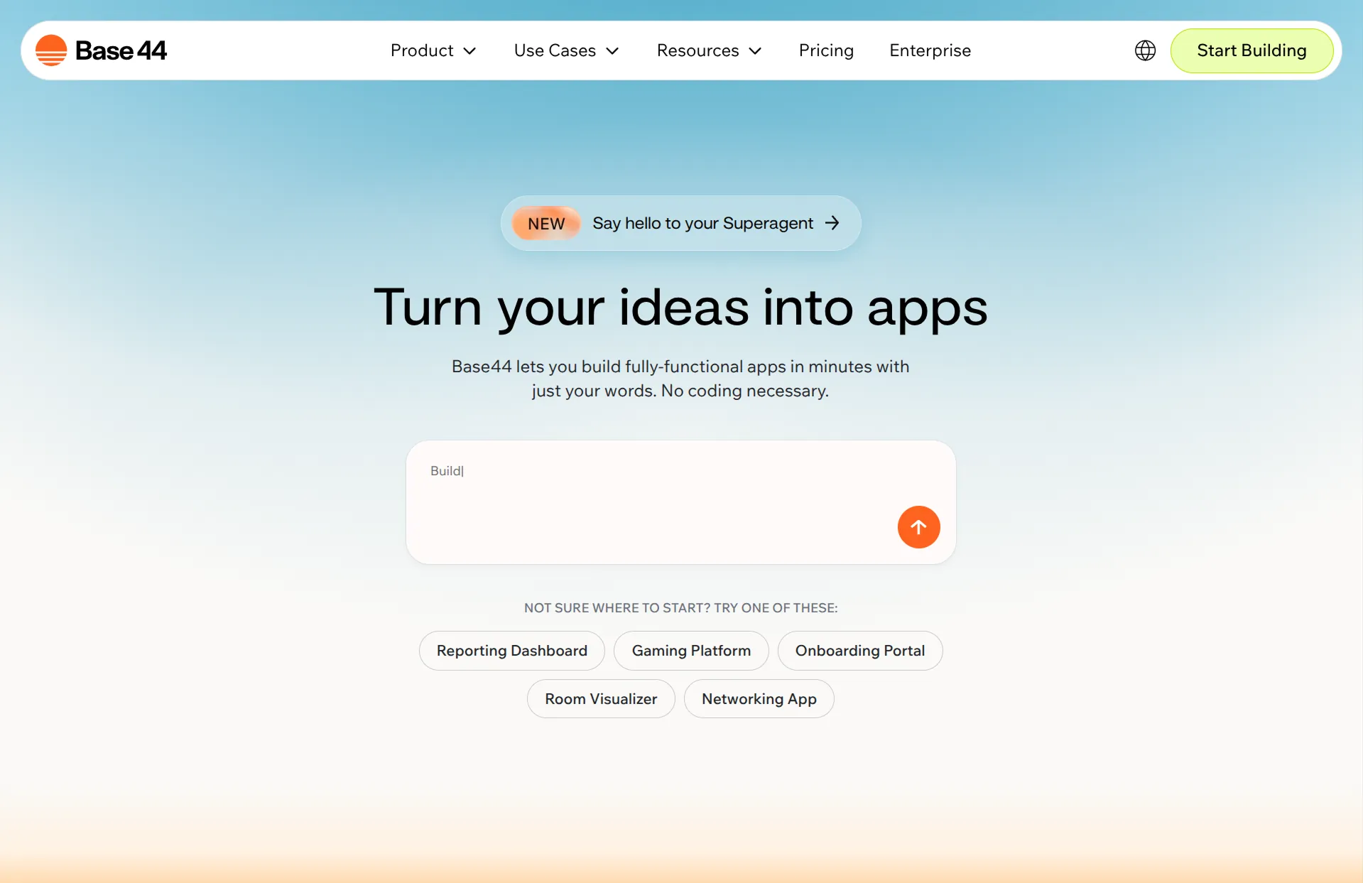 Base44 AI app builder