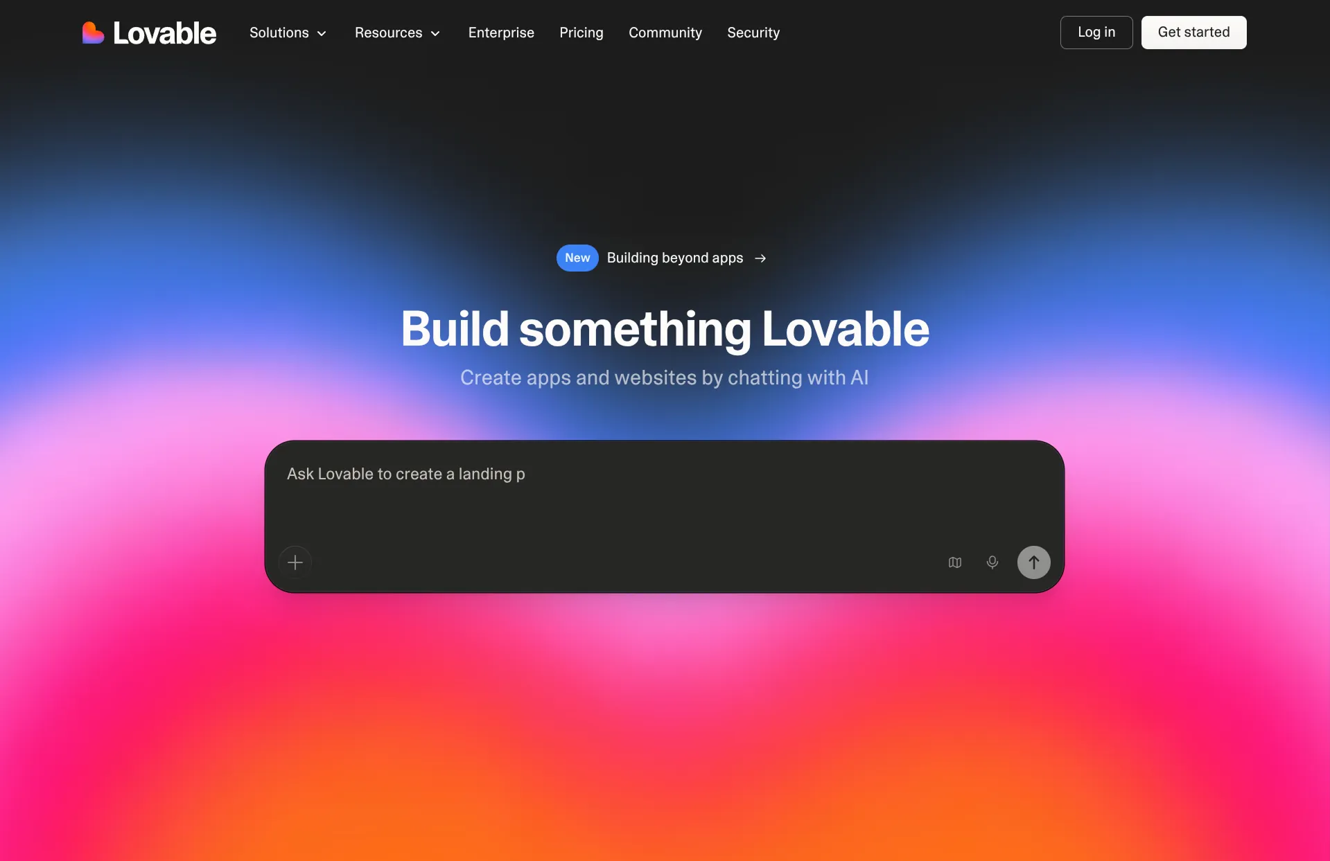 Lovable AI app builder