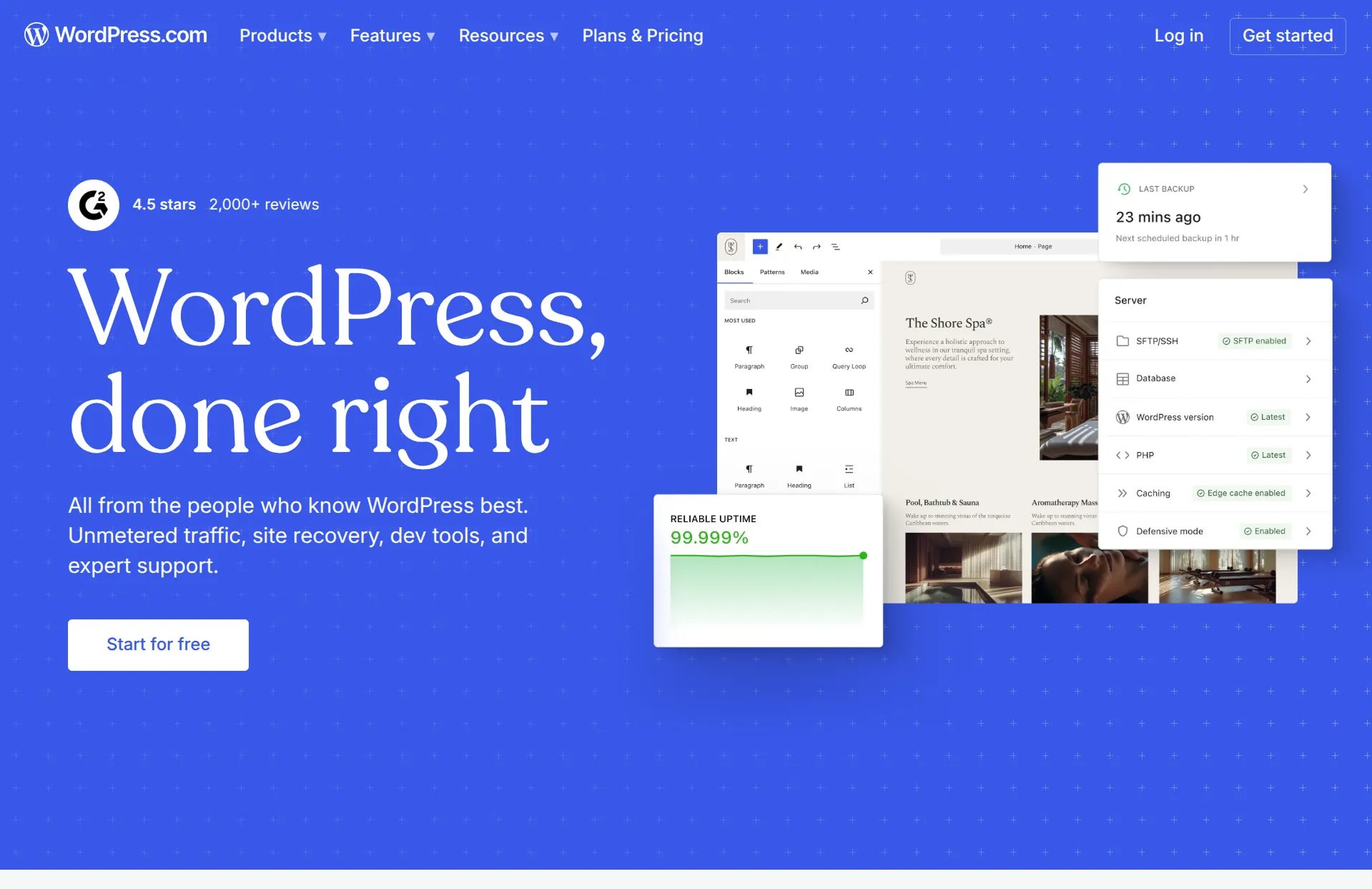 WordPress website builder