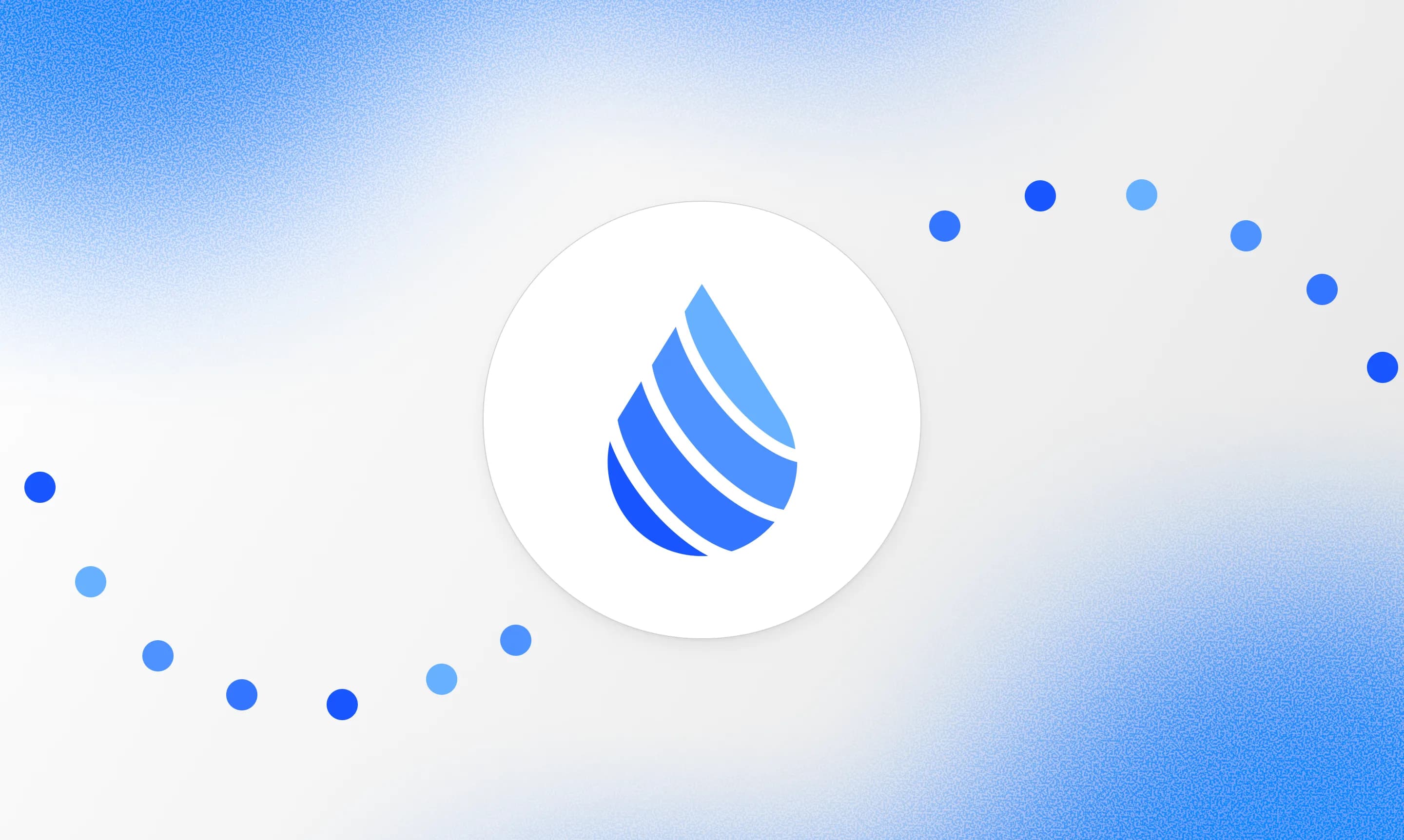 The Repaint icon in a circle with a line of dots flowing in and out of it