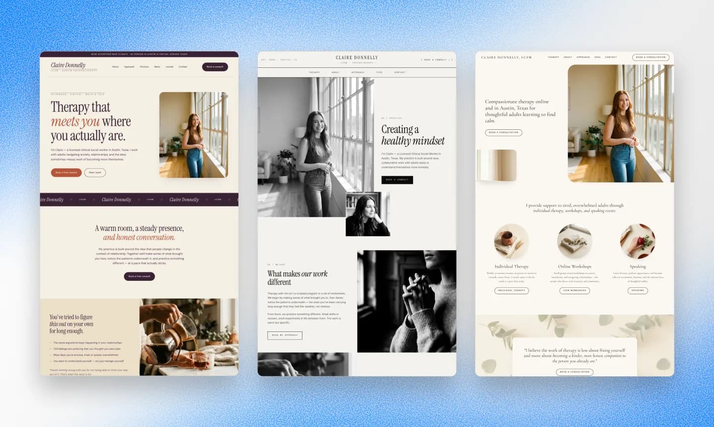 Plan your new website's content and style