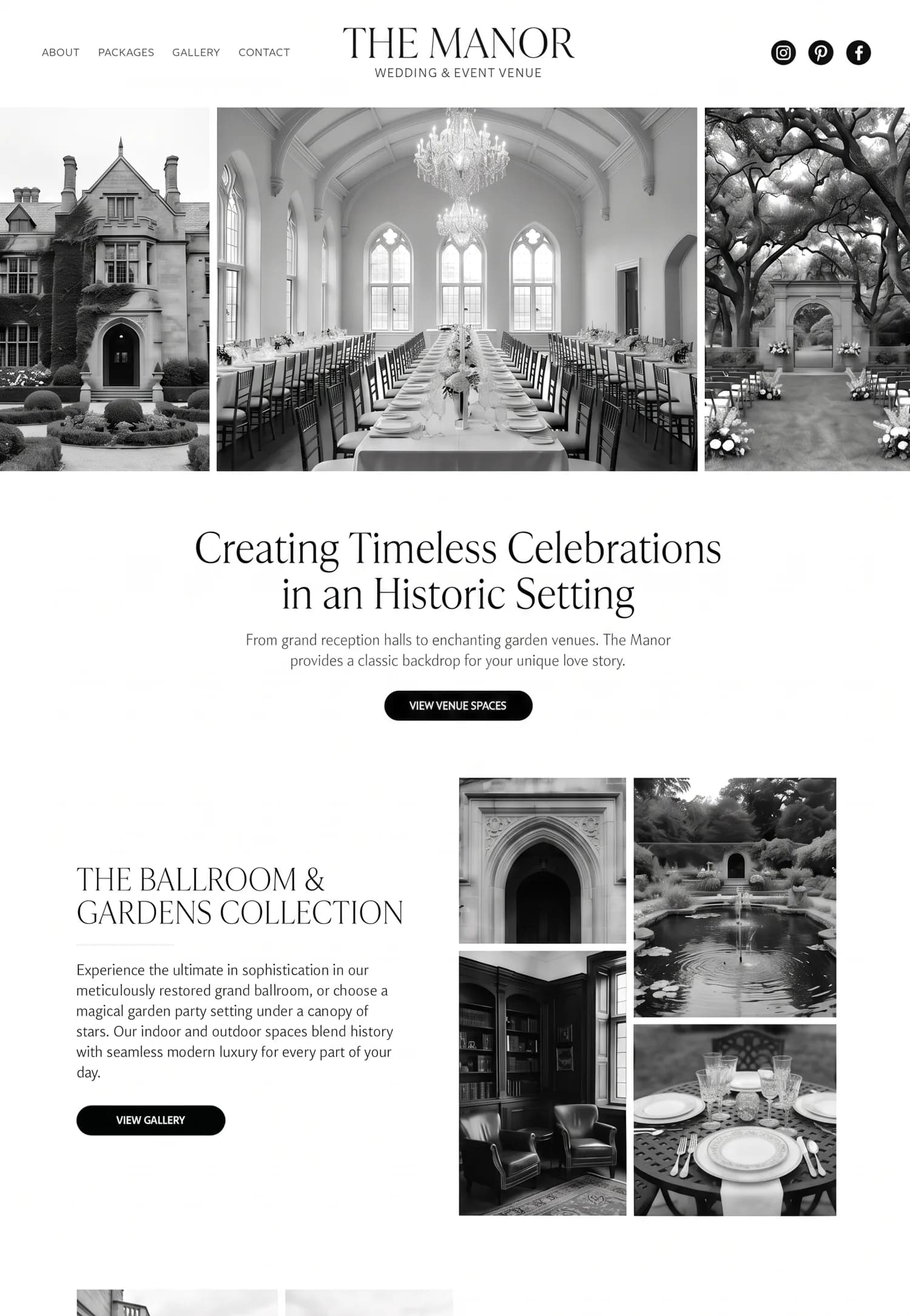 A custom website redesigned from Squarespace with Repaint