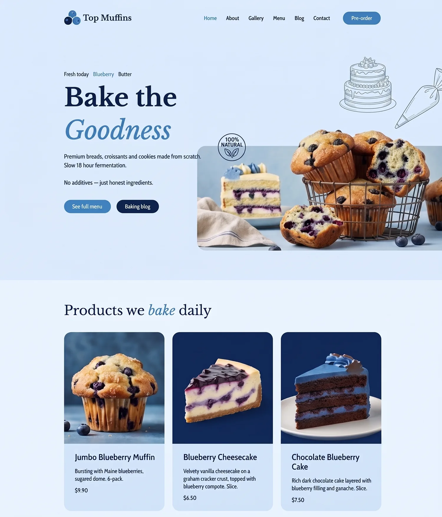 A modern website redesigned from Wix with Repaint