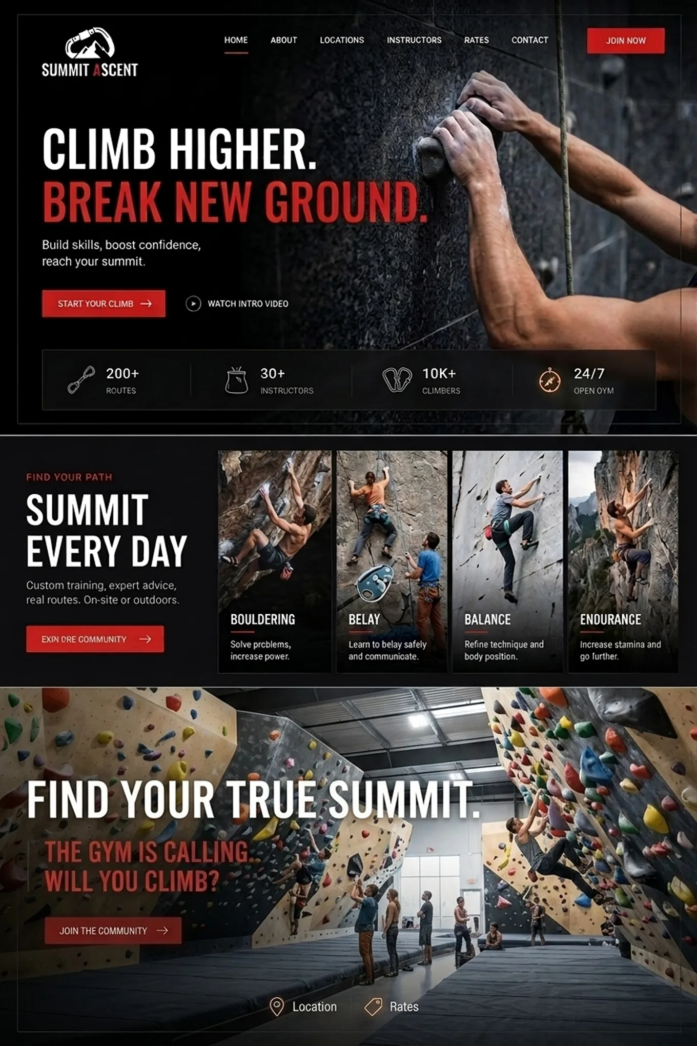 A website Repaint built from imported files