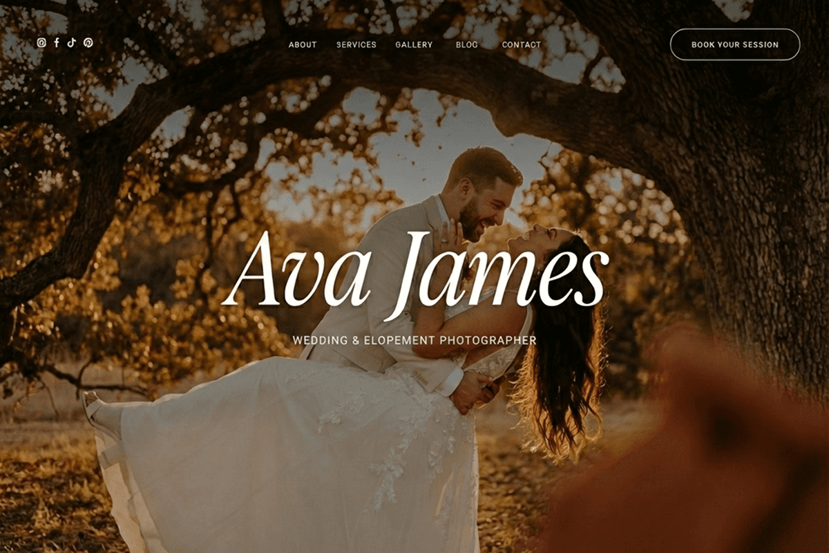 Photography Website Builder