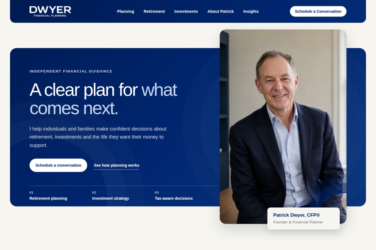 Website before and after Repaint redesign
