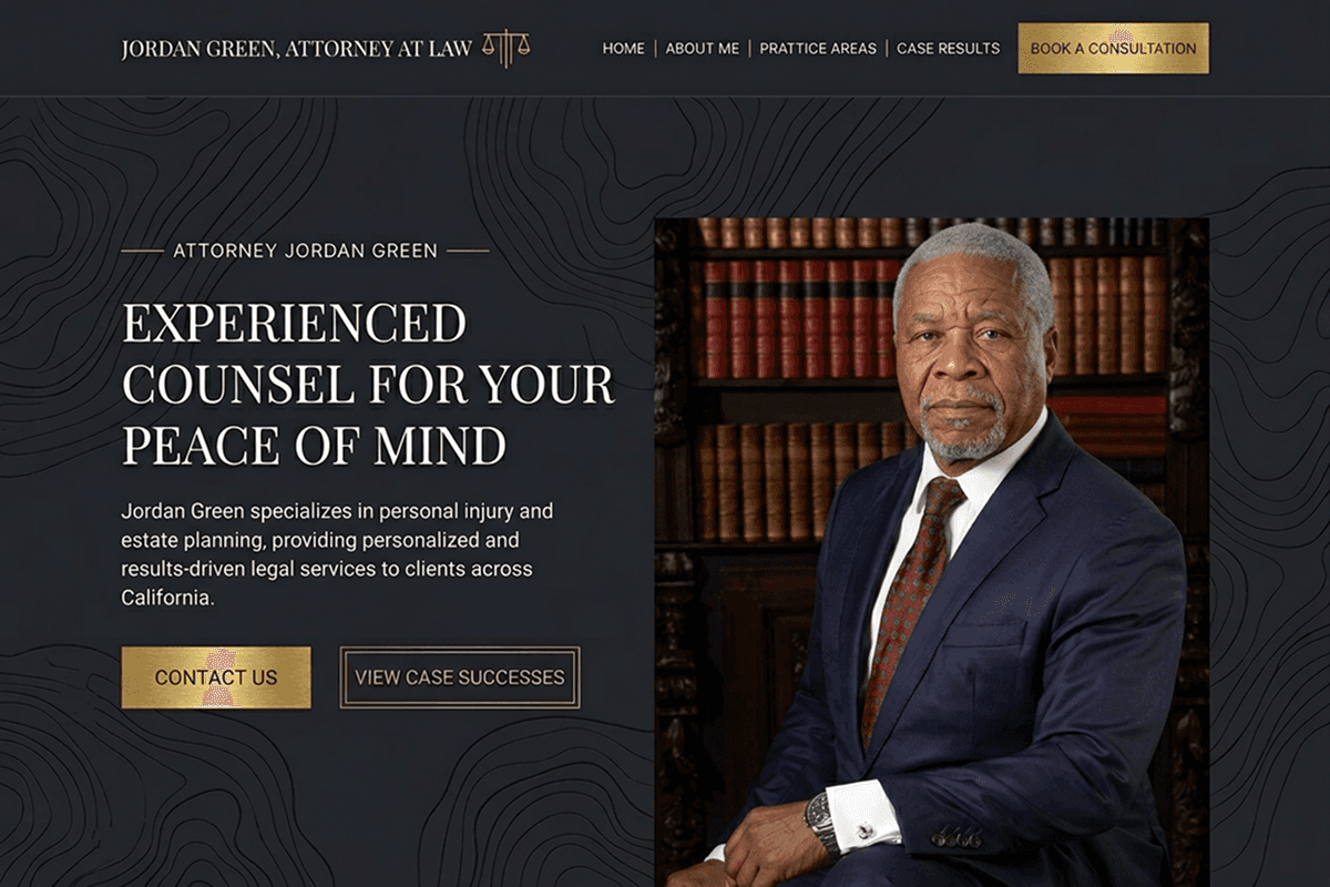 law firm website builder example 1