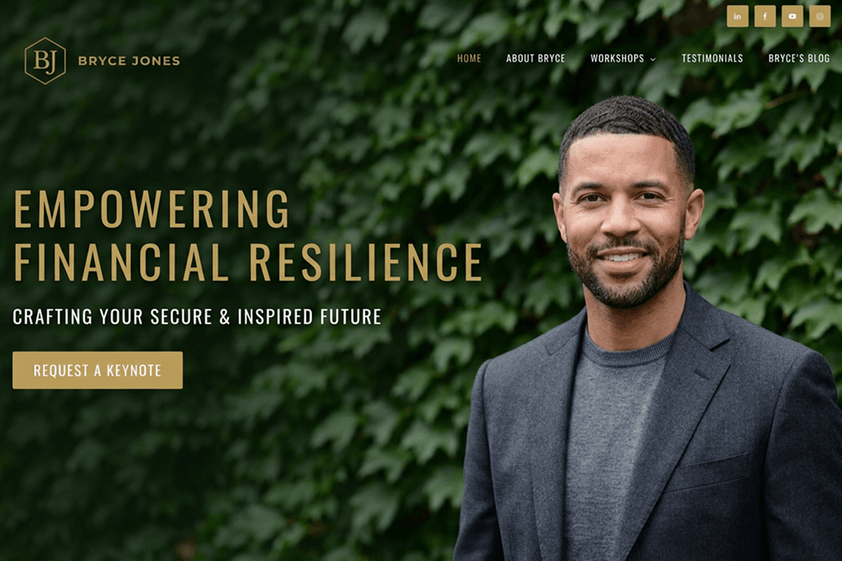 life coach website builder example 3