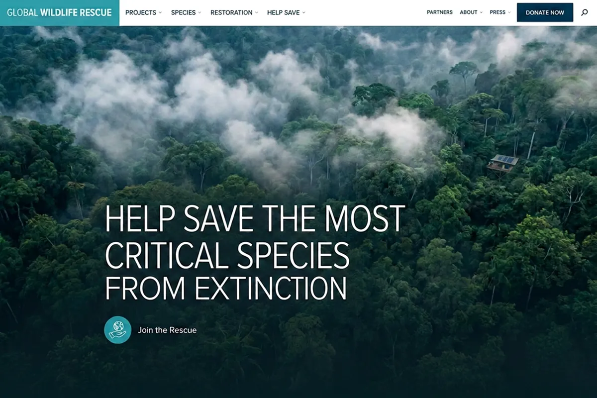 criador de sites para organizações sem fins lucrativos example 1