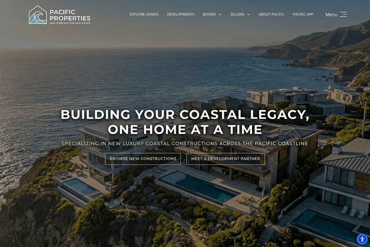 real estate website builder example 2