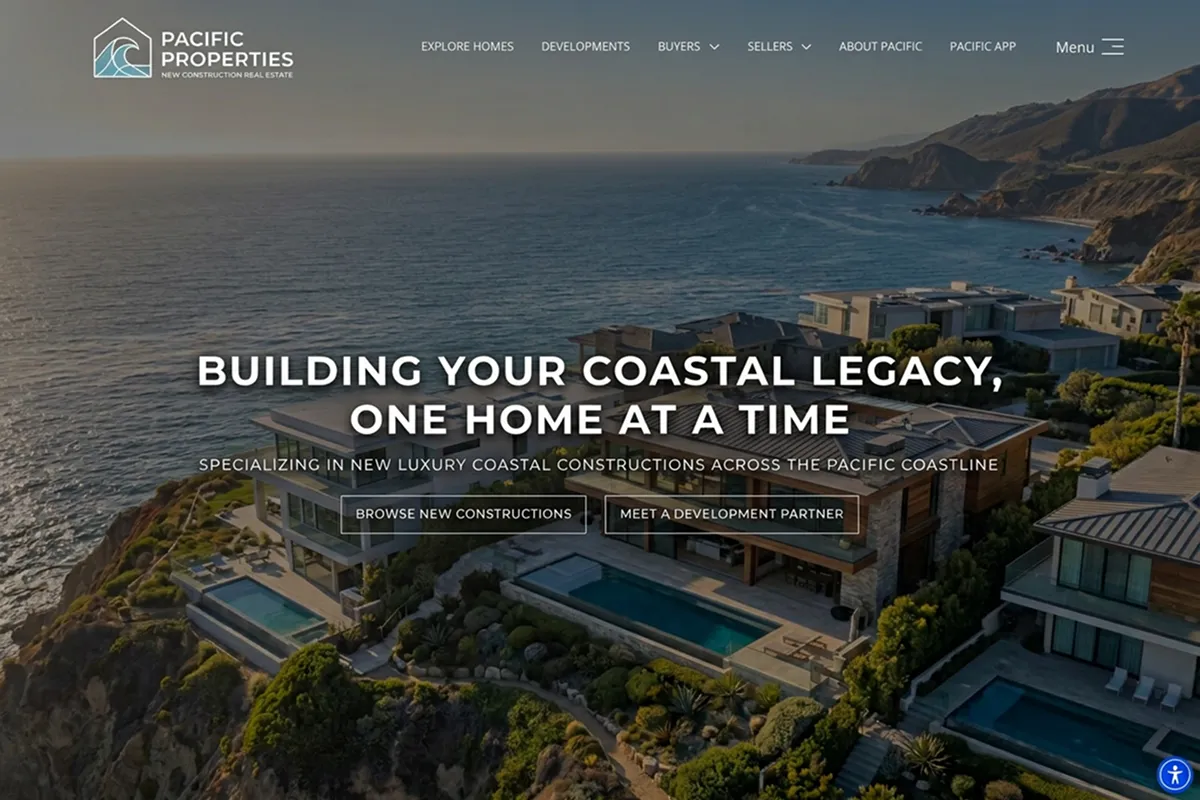 real estate website builder example 2