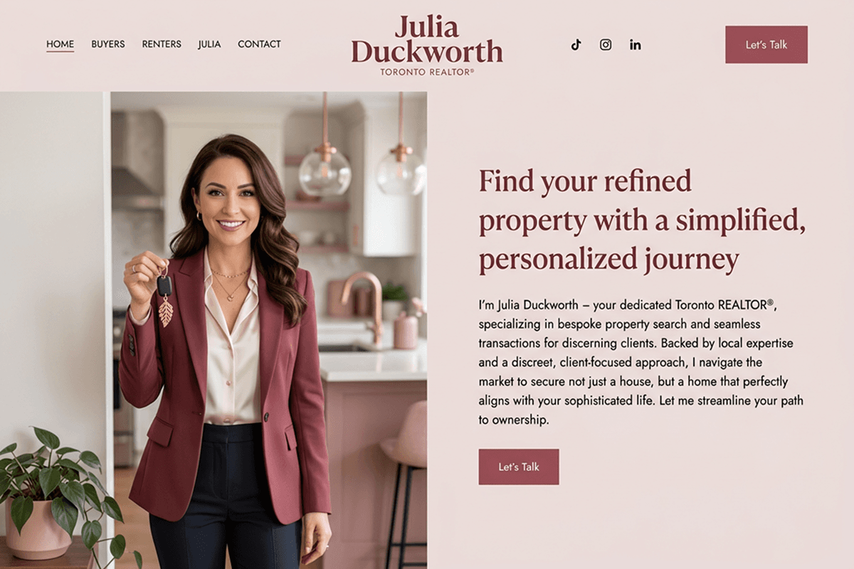 real estate website builder example 3