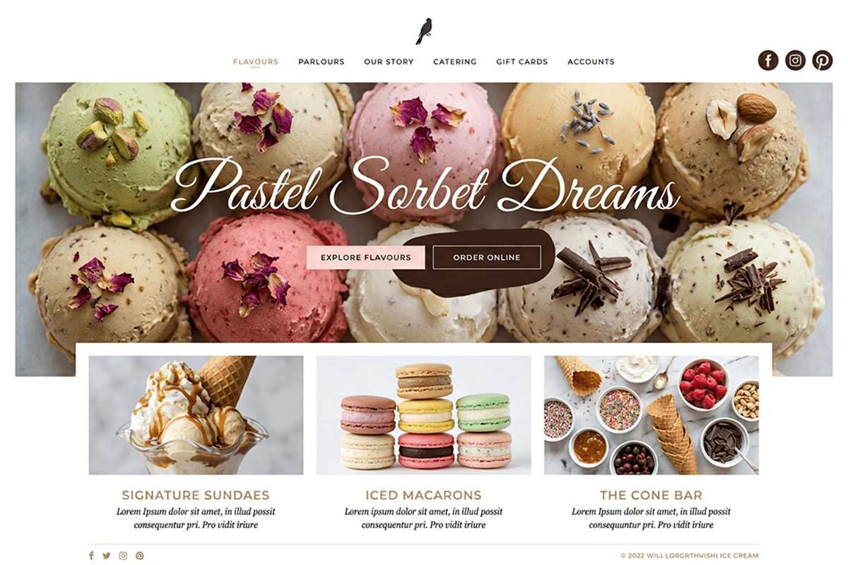 restaurant website builder example 3