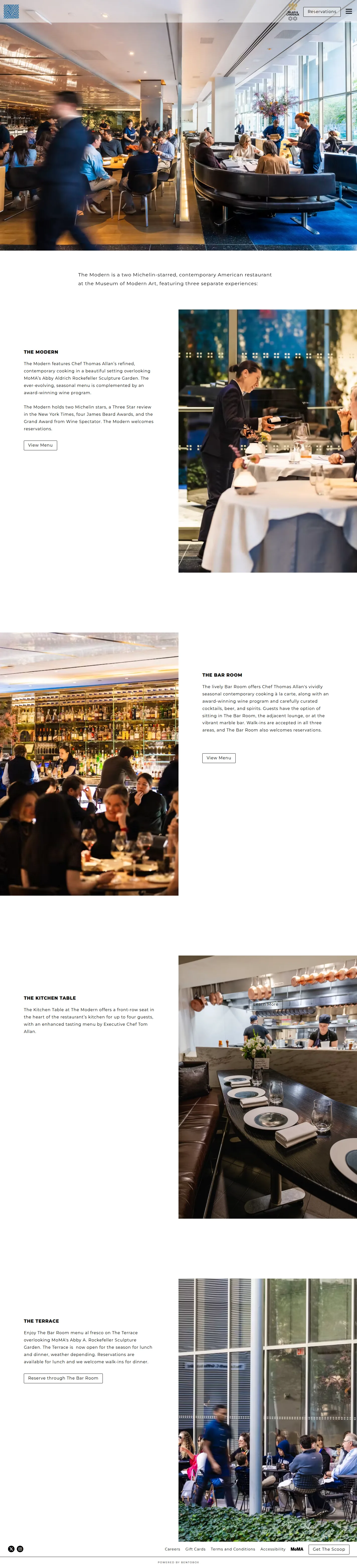 The Modern website design, full page