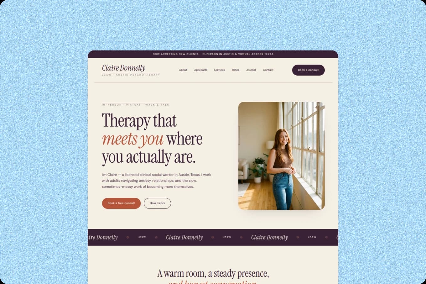 Publishing the finished website and connecting a domain